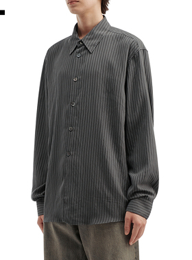 IT OUR LEGACY男装竖条纹长袖衬衫新款通勤气质翻领衬衣4252ISMP