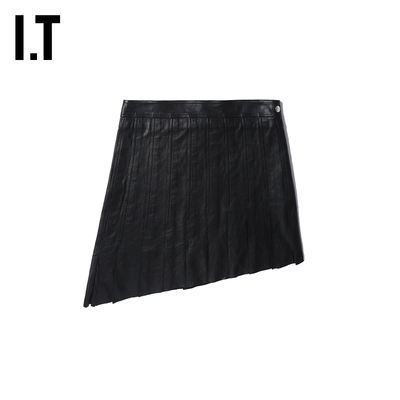 ITHELMUTLANG皮裙半身裙