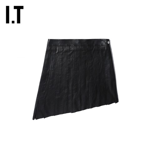 ITHELMUTLANG皮裙半身裙