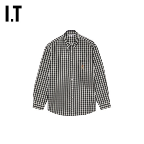 ITHERITAGEFLOSS长袖格纹衬衫