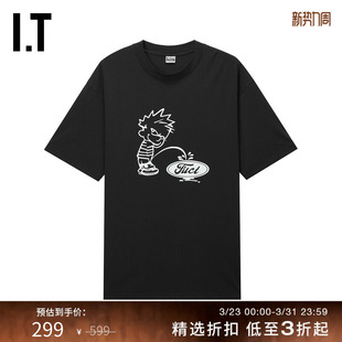 暗黑趣味卡通logo印花半袖 T恤新款 圆领短袖 MW0166NM fuct男装