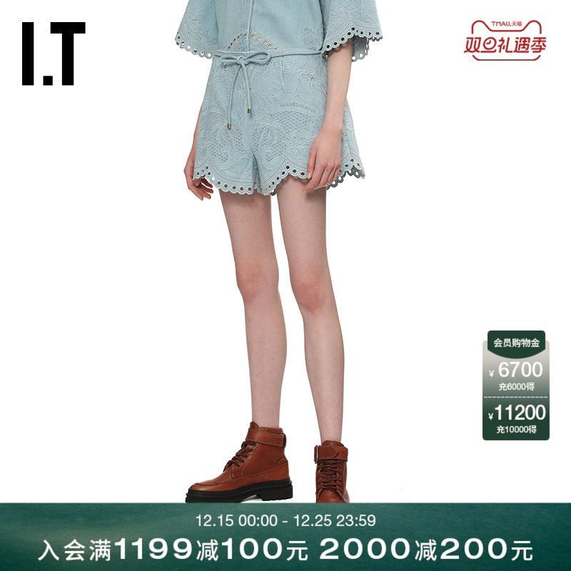 ITZIMMERMANN宽松牛仔短裤