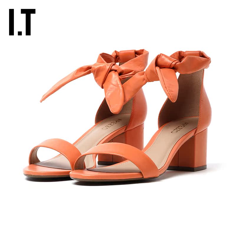 ITAREZZO绑带高跟凉鞋