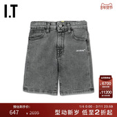 OFF WHITE™童装 牛仔短裤 水洗直筒裤 YCD100MI