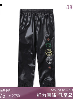 IT OFF-WHITE™童装斜纹印花休闲裤长裤AAB001AK