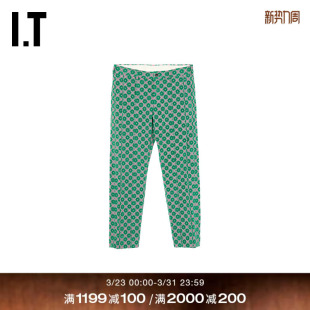 des GARCONS HOMME 西裤 COMME PLUS男满幅花色合身露踝裤 CDG