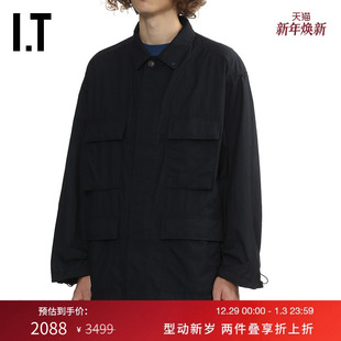 夹克新款 翻领工装 简约日潮宽松纯色外套FA001EMP nanamica男装