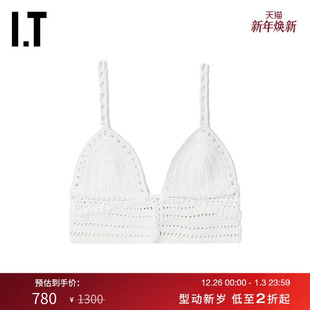 热辣镂空胸衣吊带衫 时尚 钩针编织吊带背心新款 12KLEOXM IRO女装