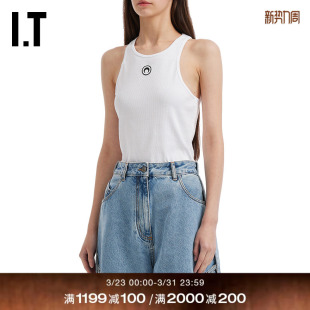 MARINE 简约时尚 SERRE女装 圆领背心新款 纯色内搭WTT014XP 修身