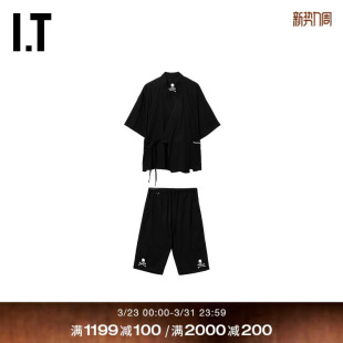 MASTERMIND 上衣短裤 WORLD男装 睡袍式 两件套 睡衣居家服新款