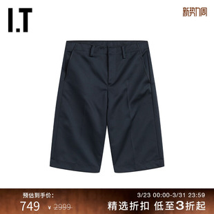 新品 休闲短裤 日常通勤纯色直筒裤 五分裤 11579AI 中裤 N°21女装