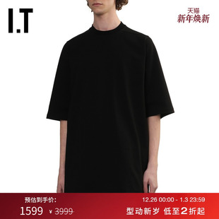 Rick 酷感休闲纯色圆领半袖 Owens男装 T恤新款 5249BAMO 宽松短袖