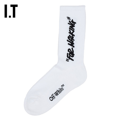 OFF-WHITE™中筒袜休闲袜