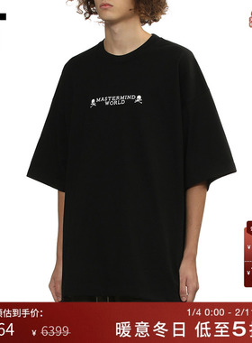 IT MASTERMIND WORLD男装廓形短袖T恤新款简约酷感宽松半袖051012