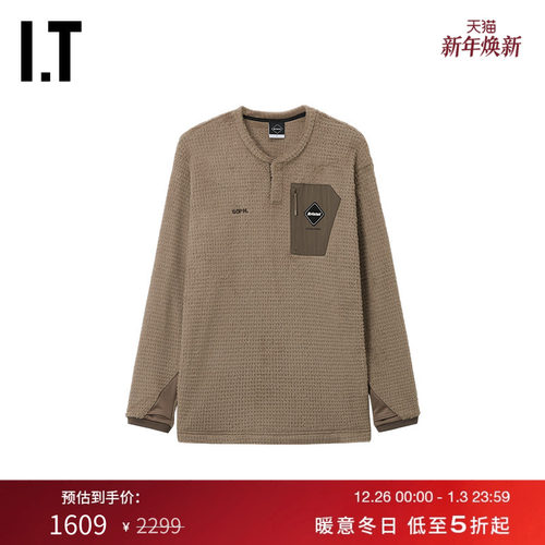 ITF.C.REALBRISTOL毛绒长袖T恤