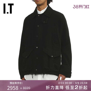 IT JUNYA WATANABE男装毛呢夹克新款简约有型翻领呢子外套PJ012MP