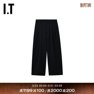 长裤 新款 复古质感宽松西装 纯色西裤 阔腿裤 裤 P04103MQ kolor男装