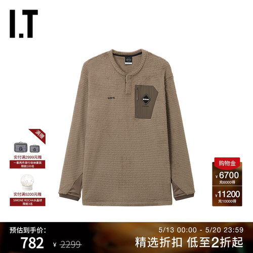 ITF.C.REALBRISTOL毛绒长袖T恤
