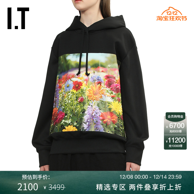 IT宽松连帽上衣时尚亮眼