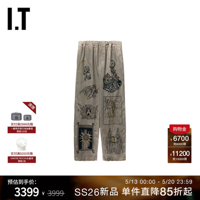 ITsamuelzelig宽松直筒长裤