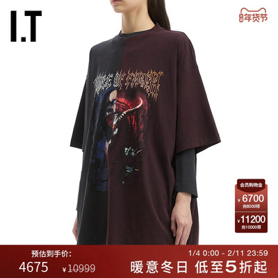 ITVETEMENTS中长款短袖T恤