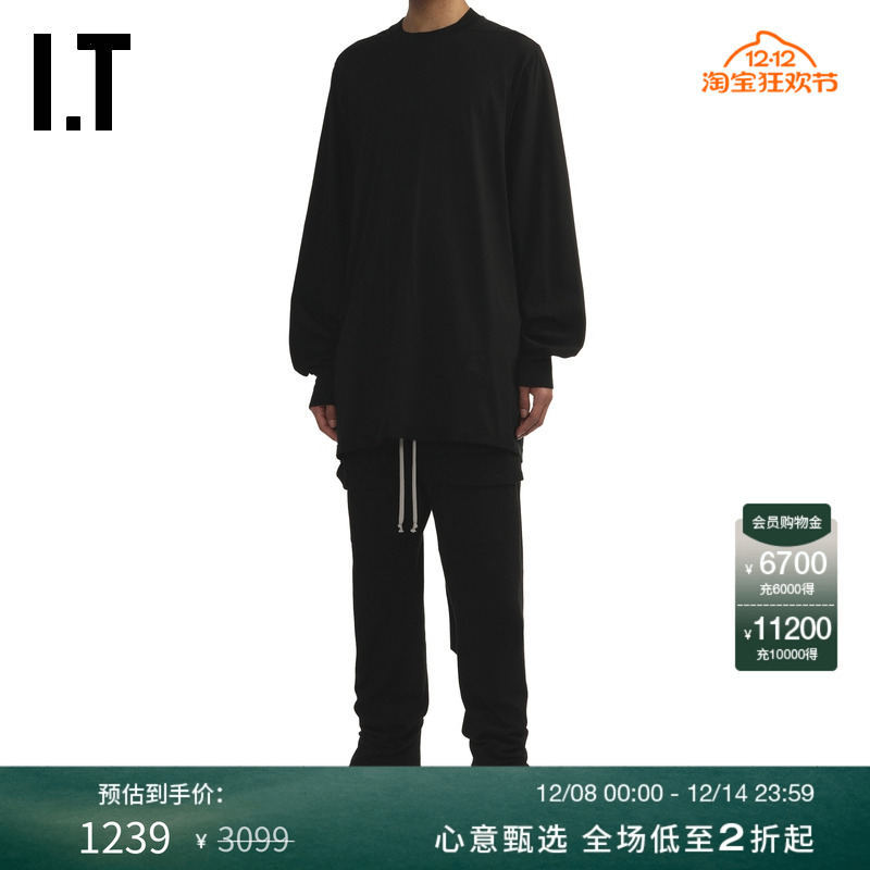 ITDRKSHDW中长款长袖T恤