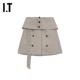 裙2CA181XL 时髦摩登翻边设计A字裙西装 ROKH女装 半身裙短裙新款