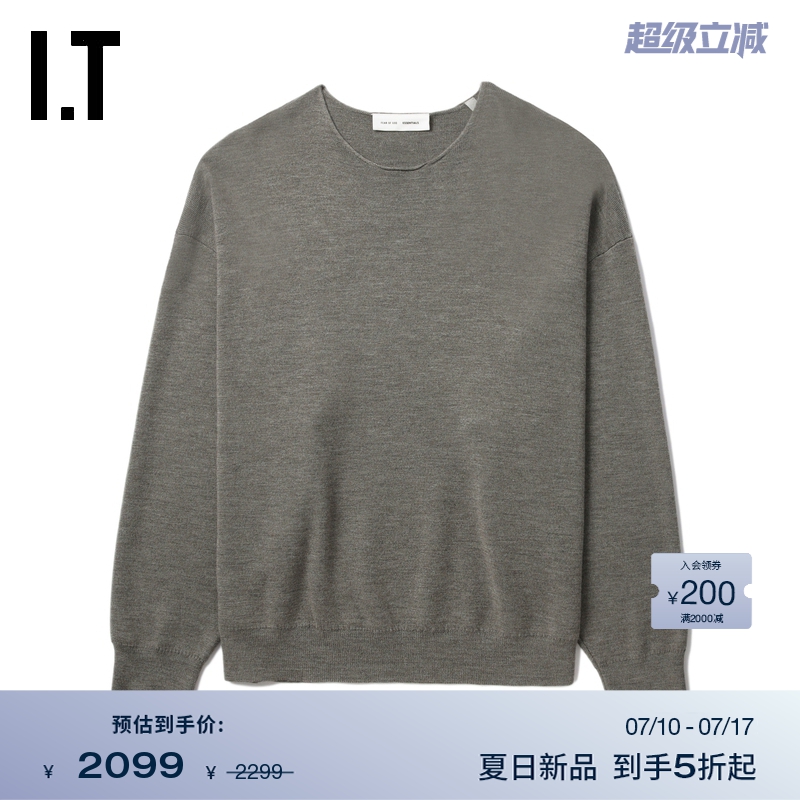 ITESSENTIALS圆领长袖上衣
