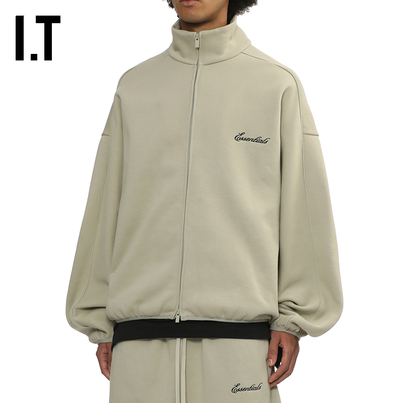 ITESSENTIALS立领拉链夹克