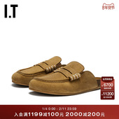 复古质感露跟拖鞋 Anderson女款 包头穆勒鞋 新款 勃肯鞋 0084XQ