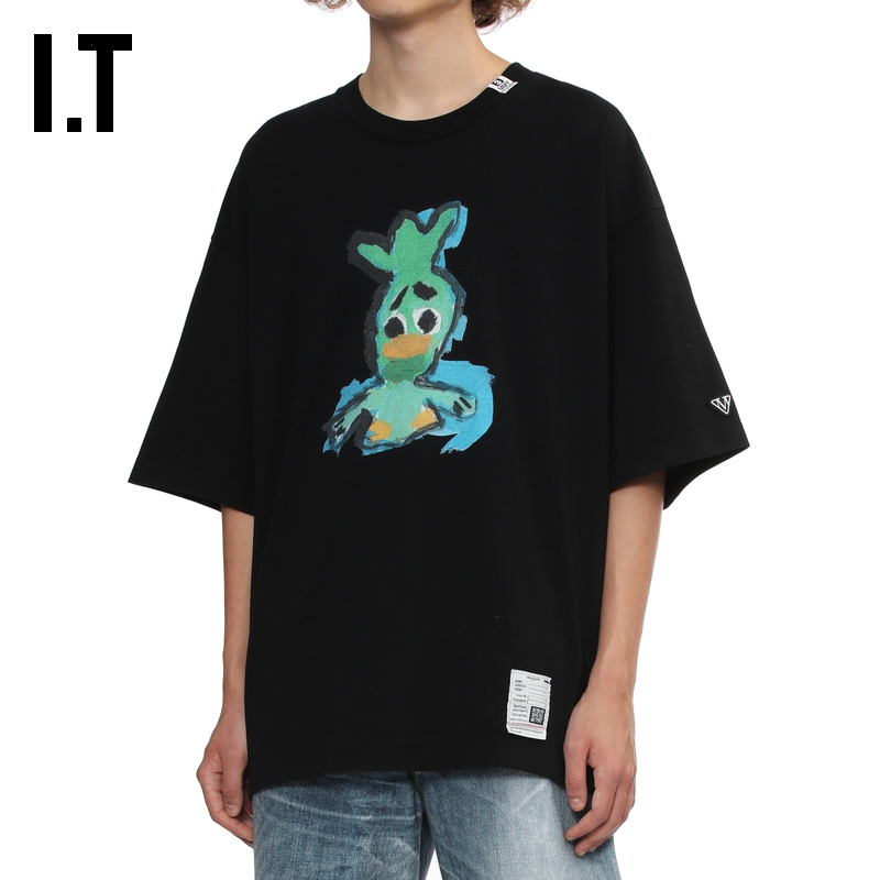 ITMiharaYasuhiro廓形落肩T恤