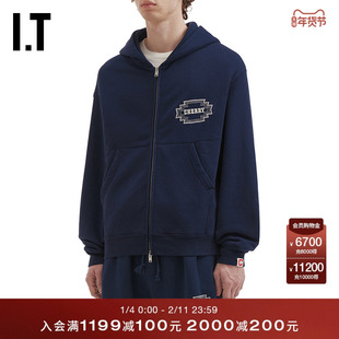 IT CHERRY LOS ANGELES男装连帽拉链卫衣新款休闲活力外搭ABLUMQ