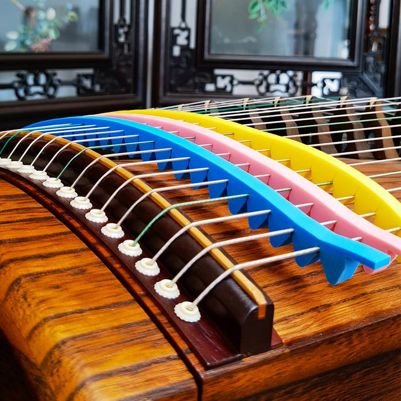 古筝止音条硅胶静音条消音带练琴不扰民弱音器隔音神器去音垫配件