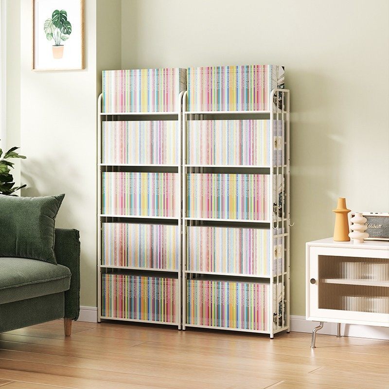 书架落地置物架简易多层图书馆大容量书本收纳架家用钢制儿童书柜,住宅家具,书架,淘宝优惠券,粉丝福利购,淘宝优惠卷