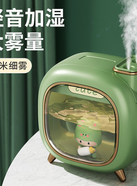 VRST加湿器小型家用静音卧室孕妇婴儿家用加湿器大雾量空气桌面加湿器USB办公室香薰新款女生卡通补水保湿