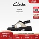Link女鞋 夏季 简约交叉绑带厚底摩登时尚 Clarks其乐Stayso 皮凉鞋