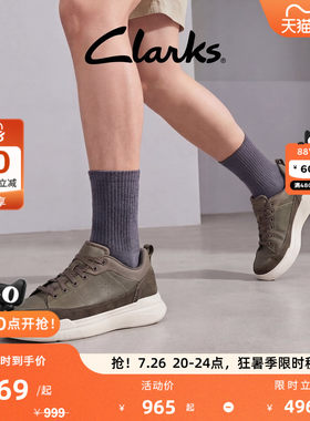 Clarks其乐Burford lace男鞋新款潮流舒适厚底通勤百搭透气休闲鞋