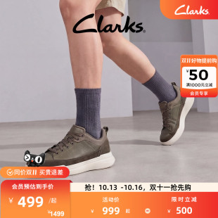 Clarks其乐Burford lace男鞋新款潮流舒适厚底通勤百搭透气休闲鞋