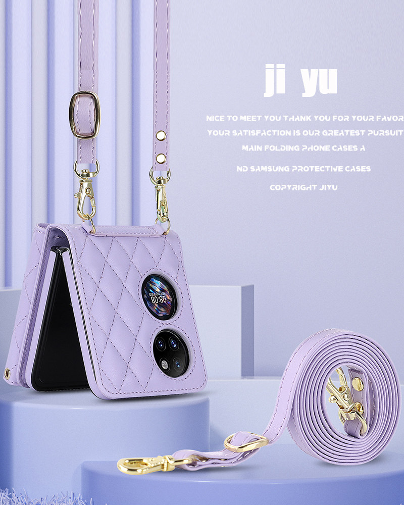 适用华为pocket2斜挎挂绳手机壳