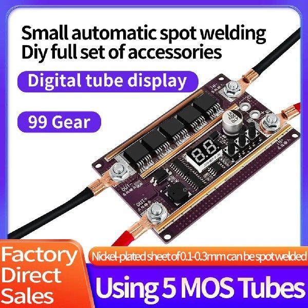 K99 Spots Welding Machine Control Board for 0.1-0.3mm Nickel