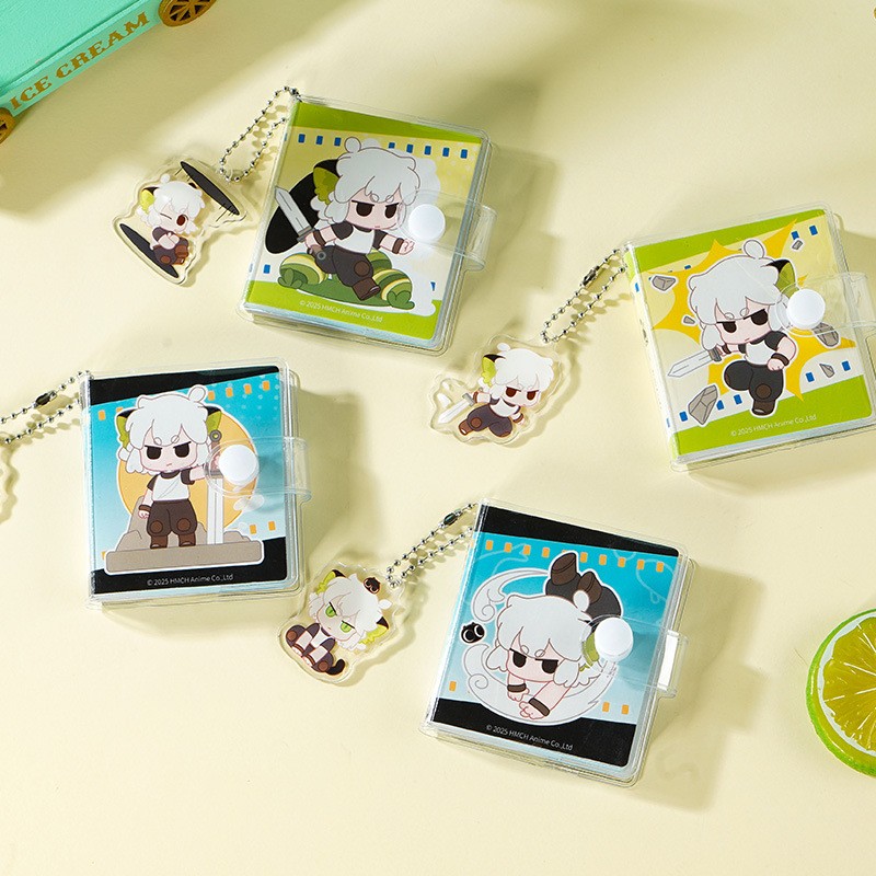 罗小黑战记迷你笔记本正版高颜值mini手账豆豆本二次元动漫卡通电影周边可爱本迷你本子挂件pvc按扣笔记本