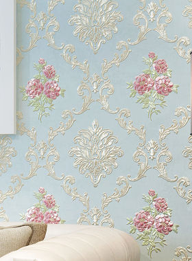 家用墙壁纸自粘无纺布墙纸墙贴纸3d立体装饰房间卧室客厅背景墙