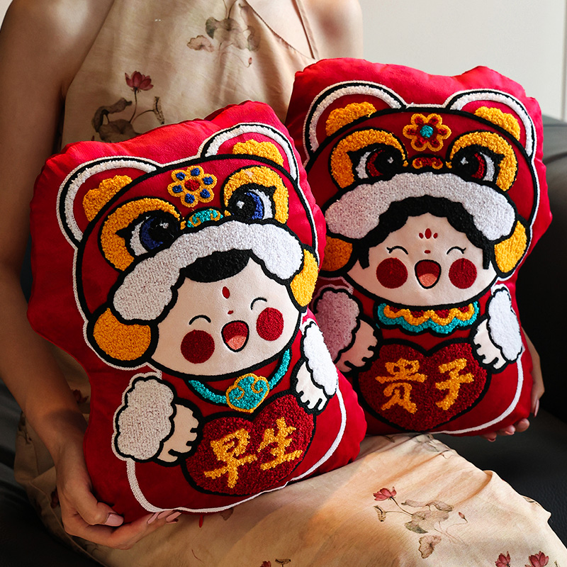 结婚礼高档陪嫁压床娃娃公仔一对