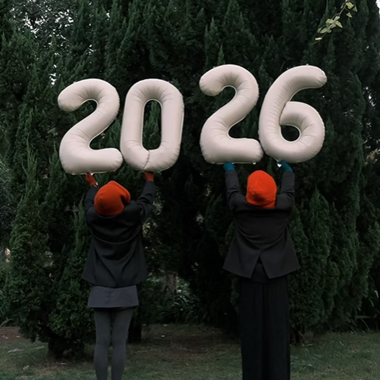 2026跨马年元旦晚会拍照道具手拿数字气球贺新拍摄氛围布置装饰品