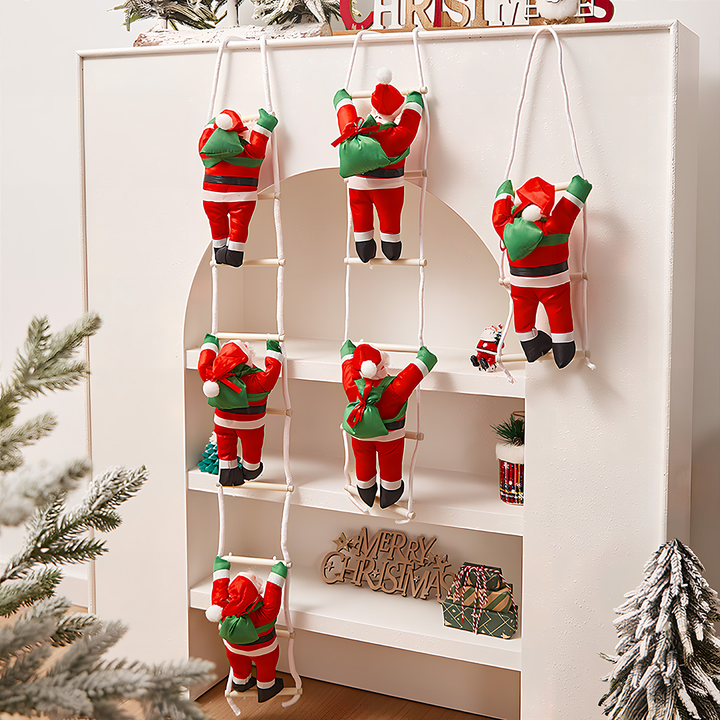 2026新款圣诞装饰品爬梯