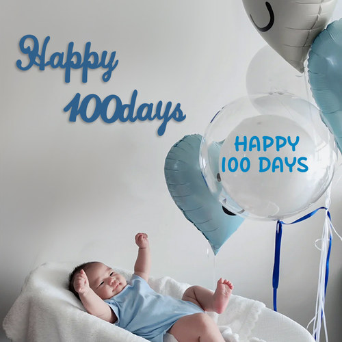 满月百天拍照道具布置装饰