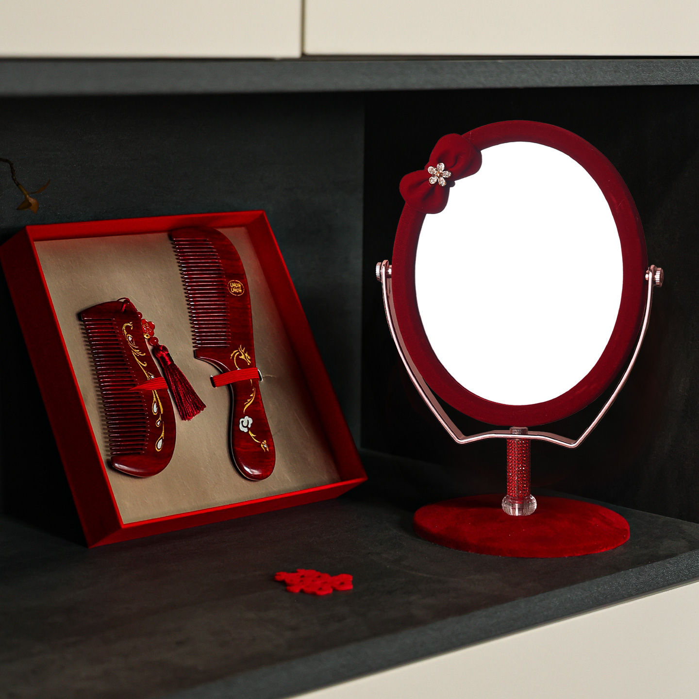 结婚镜子【送礼专用精美礼盒装】