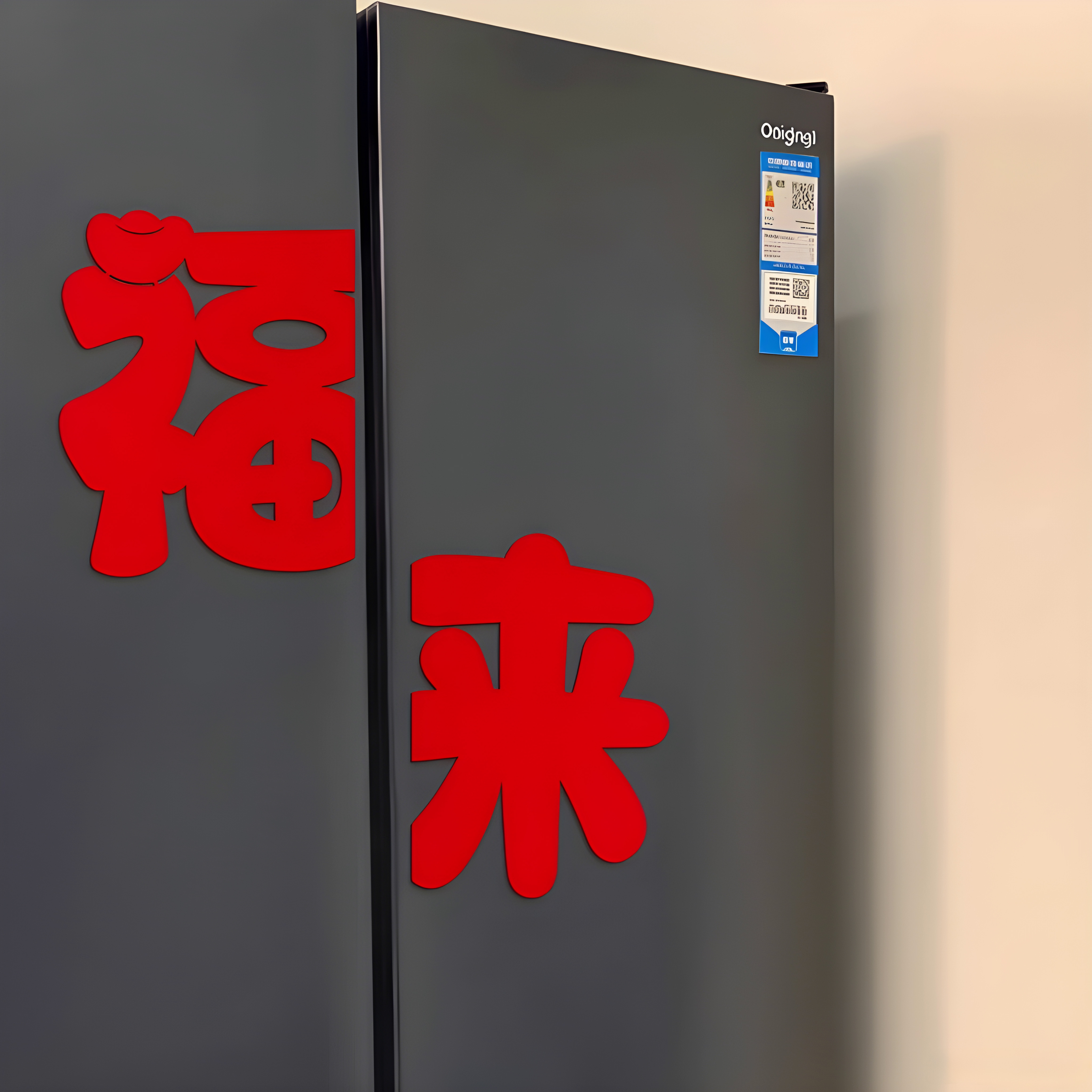 新年快乐装饰品磁吸冰箱贴福字