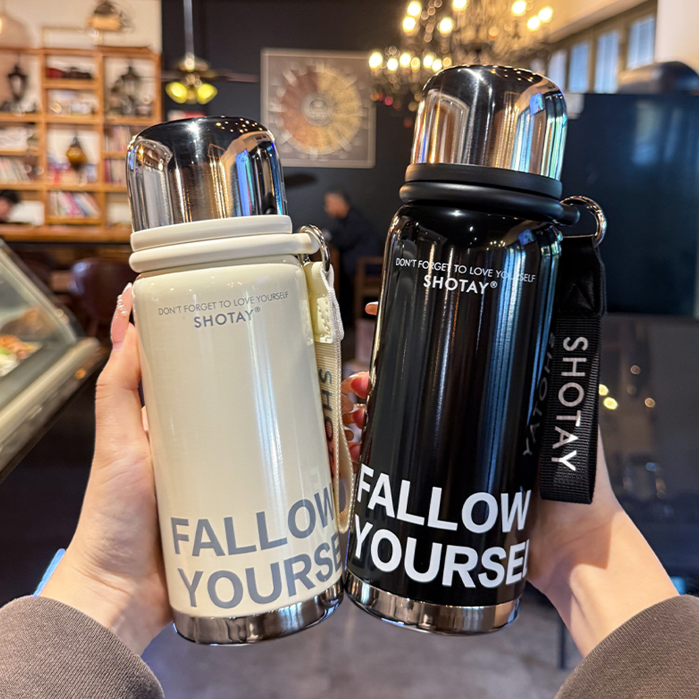 guloo高颜值保温杯316不锈钢水杯