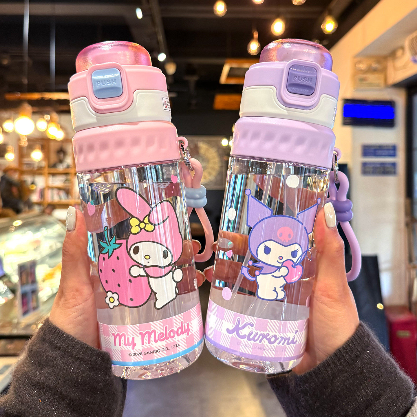 guloo三丽鸥tritan水杯儿童水壶